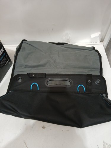 thule outdoor foldable travel shoe organizer with built in ventilation - 4"x 18"x 8" - black (model: 306925) image 4
