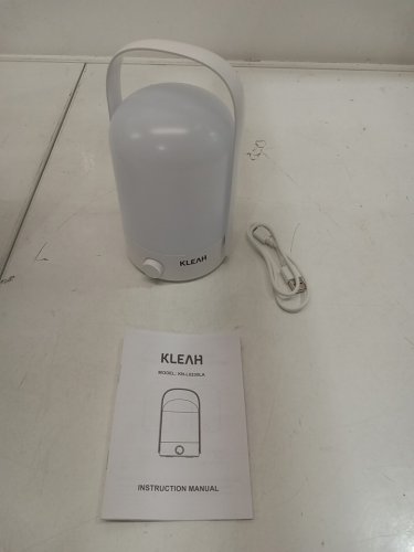 KLEAH Table Lamp Portable Cordless Lantern with 360° Portable Handle - up to 50hrs - white - (model:kn-l6230la) image 3