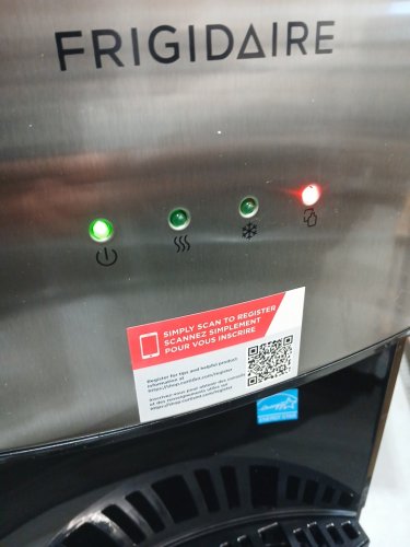 FRIGIDAIRE HOT AND COLD WATER DISPENSER - 5 GAL - STAINLESS Silver/BLACK (MODEL: EFWC505) image 4
