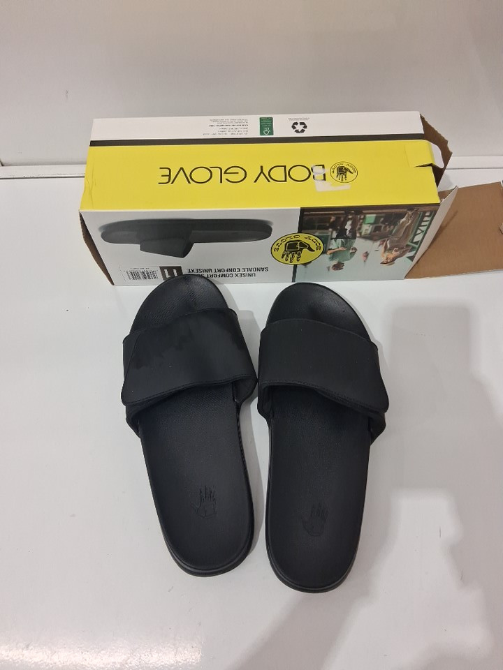 MENS BODY GLOVE COMFORT SLIDE SANDAL - SIZE 10 - black (STYLE: 2001910) image 2
