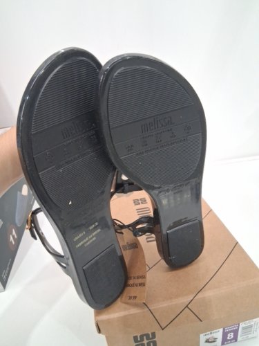 women's melissa solar springtime sandal - size 8 - black (Style: 1984148) image 3