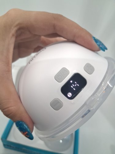 Paruu Hands-Free Breast Pump Wearable, Strong Suction, Low Noise, Electric Breast Pump Portable, Smart Display - white (MODEL:p16) image 7