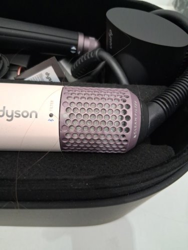 6PC DYSON i.d curly + coily airwrap multi styler and hair dryer with bluetooth - pink / rose gold ( model: hs08) image 6
