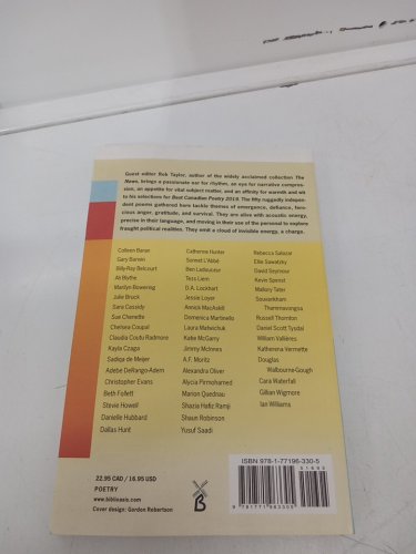 (Paperback) Best Canadian Poetry 2019 Edited by Rob Taylor image 3