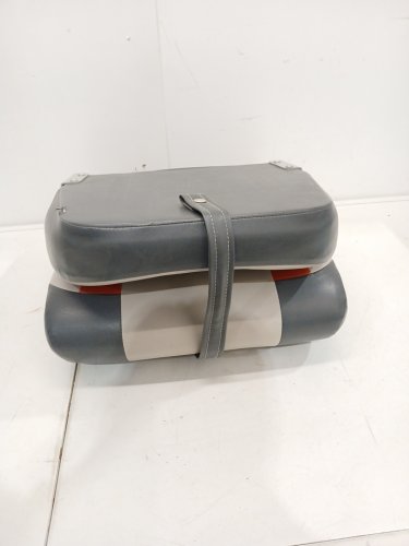 Tourney Special Boat Seat - 17.5" x 17" x 22" - Orange/Grey image 2
