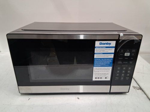 Danby Countertop Microwave - 900W - 0.9 CUFT - BLACK/STAINLESS STEEL - (MODEL:DBMW0925BBS) image 3