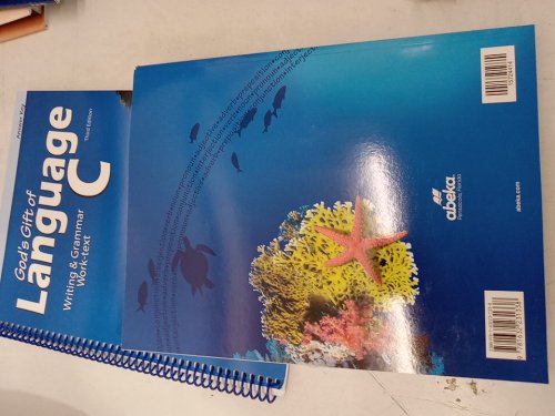 2PC Abeka God's Gift of Language C: Writing and Grammar Work Text with Answer Key image 3