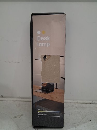 Wide Double arm clamp on desk lamp - 12W - 24"x26.1" - black (model: ‎‎HL-8010B-7) image 2