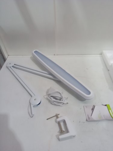 bemelux clamp on led task lamp - 2200 lm - 20" - white (model: ‎BLUX9501LED-WHITE) image 3