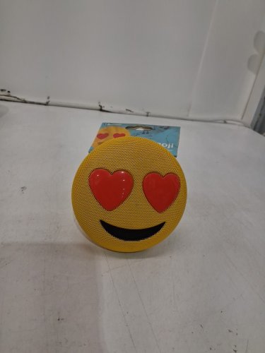 HDMX jamoji Heart Eyes Wireless Bluetooth Speaker - yellow (Model: HX-PEM03) image 2