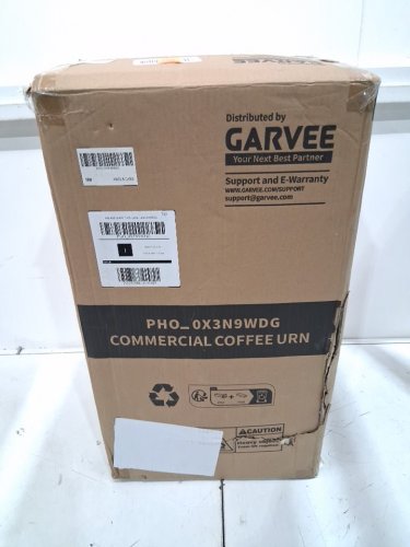 GarveeHome Commerical Coffee Maker/Urn - 120 Cups 18 L/4.8 gaL - Stainless Steel /black - (model:pho_0x3n9wdg) image 2