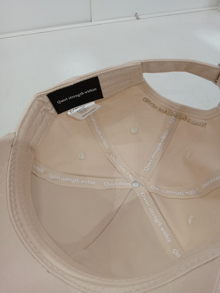 Be Resilient 100% Cotton Twill Baseball Cap - OSFM - Beige image 4