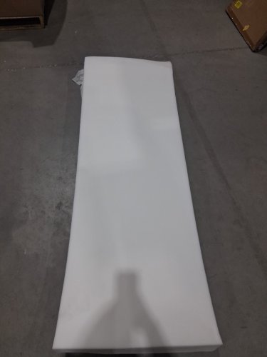 AK TRADING CO. AKLINENS HIGH DENSITY UPHOLSTERY FOAM CUSHIONING - 4" x 24" x 72" - WHITE image 4