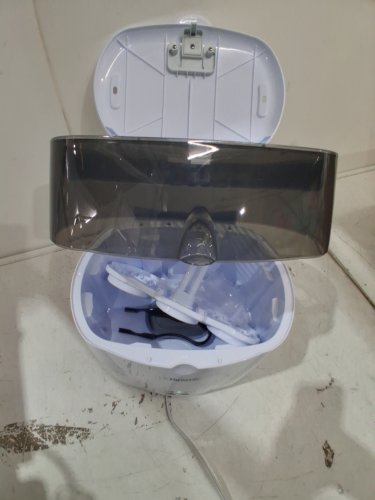 DR BROWNS NATURAL FLOW DELUXE BOTTLE STERILIZER ELECTRIC STEAM SYSTEM - STERILIZES 6 BOTTLES AT ONCE - white (model: AC045) image 4