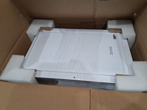 Metal Trim Aluminum Frame In-and-Out Flip Pet Door - large- White (Model: CWM02-L)) image 3