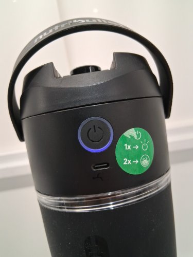 nutribullet Flip Portable Blender Tritan Cup with Sleeve - 20oz - black (model: NBG-300) image 5