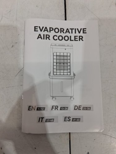 zorblent portable 4-in-1 Air Conditioner with 3 icepacks - 12l tank, 3 speeds, 70w - white (model: GDS-620) image 5