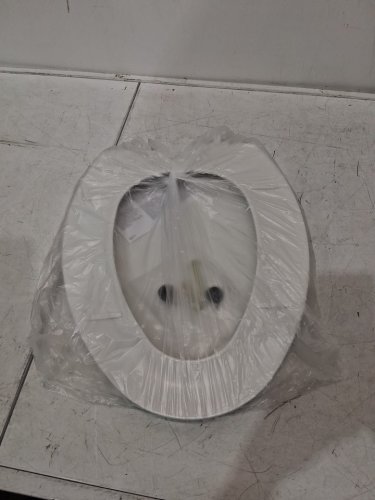 BEMIS ELONGATED PLASTIC TOILET SEAT - 18.61" - 000 WHITE (MODEL: 170) image 4