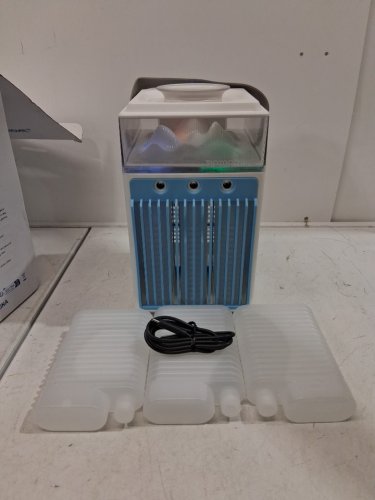 TIPTOP HOME PORTABLE AIR COOLER FAN - 3-SPEED 800ML CAPACITY - WHITE image 3
