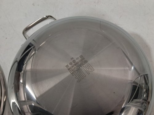 Blue Diamond Hybrid Nonstick Stainless Steel Wok - 12" - Silver (Model: CC009805-001) image 5