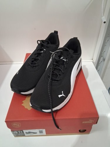Men's Puma Zip C Sneakers - size 11 - black/white (style: 1788341) image 2