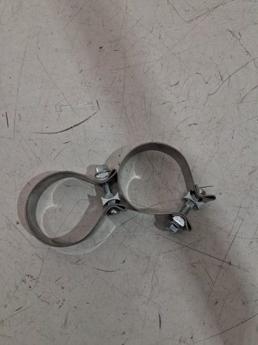 TIROL 304 Stainless Steel   Narrow Band Muffler band Clamp - 3" - silver (model: 	EC234) image 2