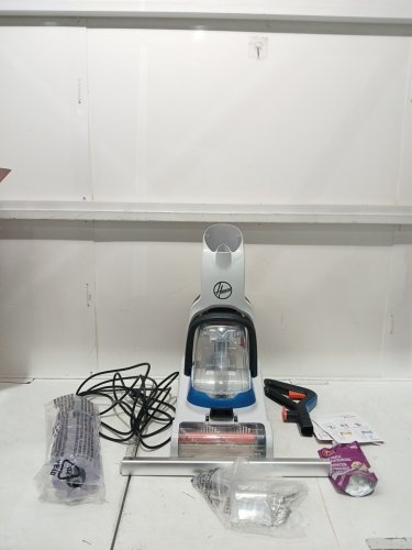 HOOVER corded POWERDASH PET COMPACT lightweight CARPET CLEANER - WHITE/BLUE (MODEL: FH50705vcd) image 3