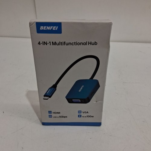 BENFEI 4-IN-1 USB C HUB - USB Type-C to HDMI VGA Adapter image 2