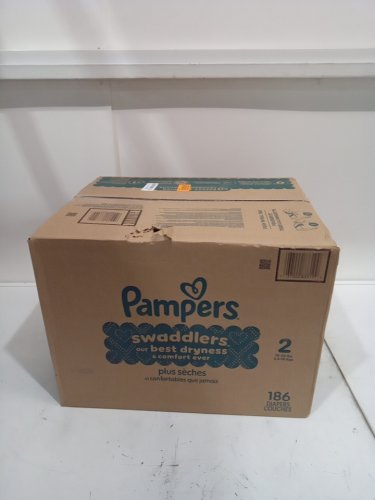 186PK PAMPERS SWADDLERS DISPOSABLE DIAPERS - SIZE 2 image 2