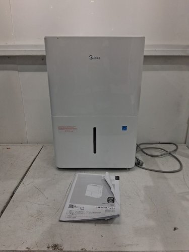 MIDEA DEHUMIDIFIER FOR BASEMENT WITH REUSABLE AIR FILTER - 3000SQ.FT - WHITE (MODEL: MAD35C1AWS-A) image 3