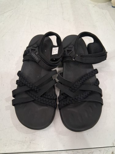 WOMENS UBFEN Hiking Sandals with Comfortable Arch Support - SIZE 8.5 - BLACK image 3