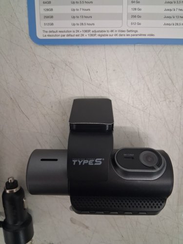 type s Dashcam with AI-Powered Driver Assistance - 4k - black (model: 1829139) image 3