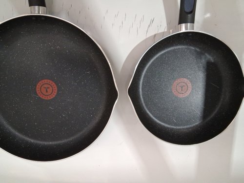 2pc tfal non stick frying and saute pan cookware set-10" and 8"-black-(model: B292S274) image 3