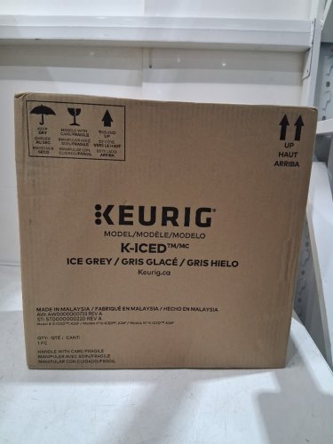 KEURIG K-ICED HOT & COLD SINGLE SERVE COFFEE MAKER - GREY image 2