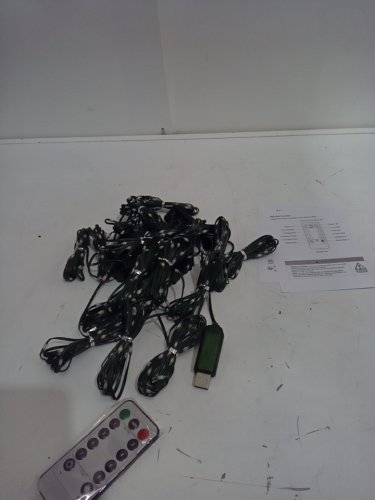 btfarm Fairy Lights Christmas Tree Indoor with Remote Control - 400 LED - 8 settings - green image 3
