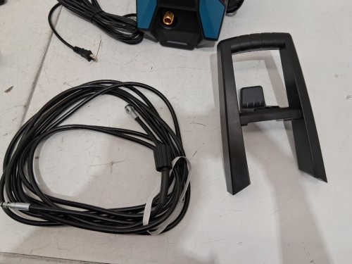 greener electric high-pressure washer with soap cannon and 23FT outlet hose - 2.4gpm - 4000PSI - Black/Blue (model: C5) image 5