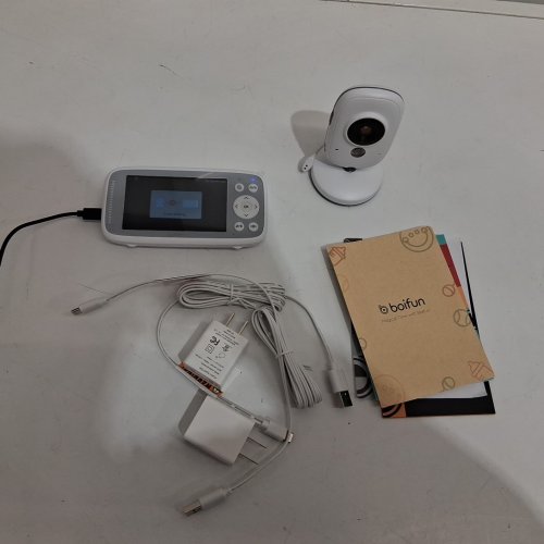 Boifun No WiFi Baby Monitor Camera with 2-Way Audio - 4" screen - white (model: vb616) image 3