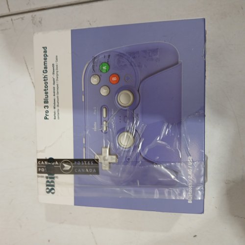 8BitDo Pro 3 Bluetooth Controller for Switch/Switch 2 and pc– TMR Joysticks, Swappable ABXY Buttons, Pro Back Buttons, Charging Dock, Hall Effect Triggers, for Windows, Apple, SteamOS, Android - Purple image 2