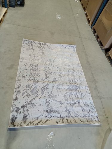 elite Atlantic area rug for living room / bedroom - 4ft x 6ft - light grey image 2