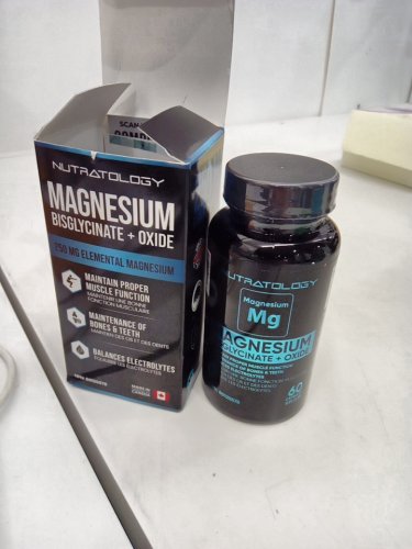 (60 CAPSULES) NUTRATOLOGY MAGNESIUM BISGLYCINATE AND OXIDE SUPPLEMENT - 250MG image 2