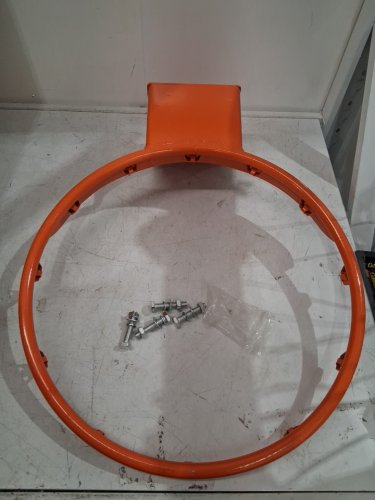 Professional Breakaway basketball rim - 19" round - orange image 2