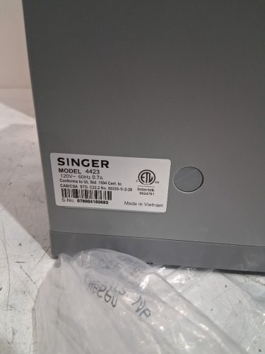 SINGER Heavy Duty High Speed Sewing Machine - GREY (MODEL: HD4423) image 9