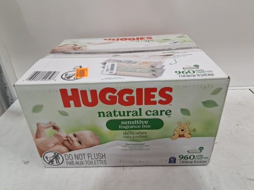 896PK HUGGIES NATURAL CARE DISNEY THEMED SENSITIVE UNSCENTED BABY WIPES - 64 Per Pack (960 TOTAL) - WINNIE THE POOH image 4
