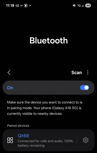 QXUFV AI Translation Earbuds Real Time with Audio and Video Calls - Bluetooth - black (model: qx68) image 4