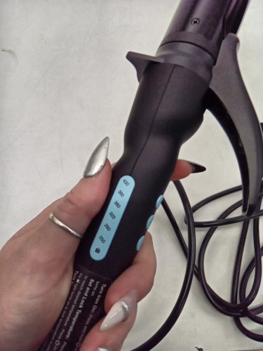 BIO IONIC LONG BARREL PRO CURLING IRON HAIR STYLER - 1.5" - BLACK (MODEL: Z-FGTST-CL-1.5) image 10