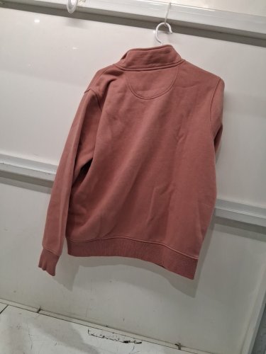 women's Carhartt TENCEL Fiber Series Relaxed Fit Half-Zip Sweatshirt - Large - rose (style: 4074496) image 4