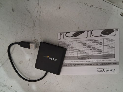 StarTech.com USB 3.0 to Dual HDMI 4K Adapter Monitor Converter for Windows - 60HZ - Black image 3