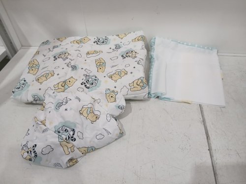 3PC Lambs & Ivy Disney Baby Winnie The Pooh Hugs Nursery Crib Bedding Set - MULTICOLOR(STYLE: 782003V) image 3
