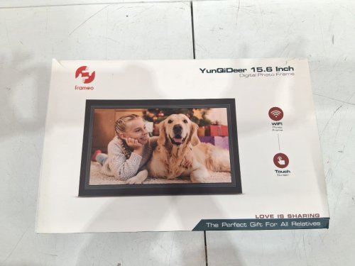 FRAMEO Digital Photo Frame WITH FHD VIDEO AND IPS Touch Screen - 15.6" - BLACK (MODEL: YQ156001) image 2