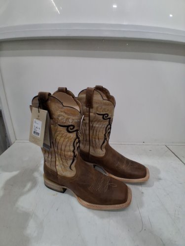 men's ARIAT Mesteno Western Boot - size 11 EE wide - Brown Dust Devil Tan/Marble (STYLE: 10018306) image 4